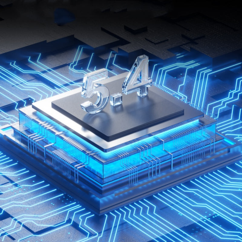 🎧✨ Trådløse åpne øretelefoner med LED-skjerm