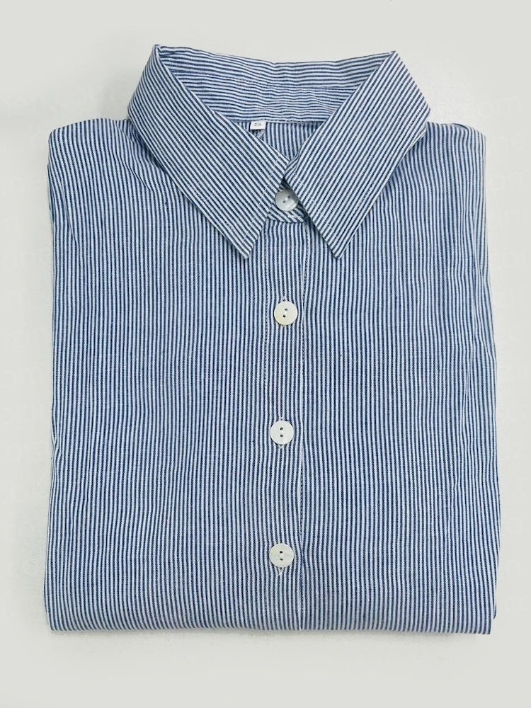 🌸Hva skal jeg ha på meg i morgen? 💐Stripet cardigan Løs, oversized, uregelmessig kjole