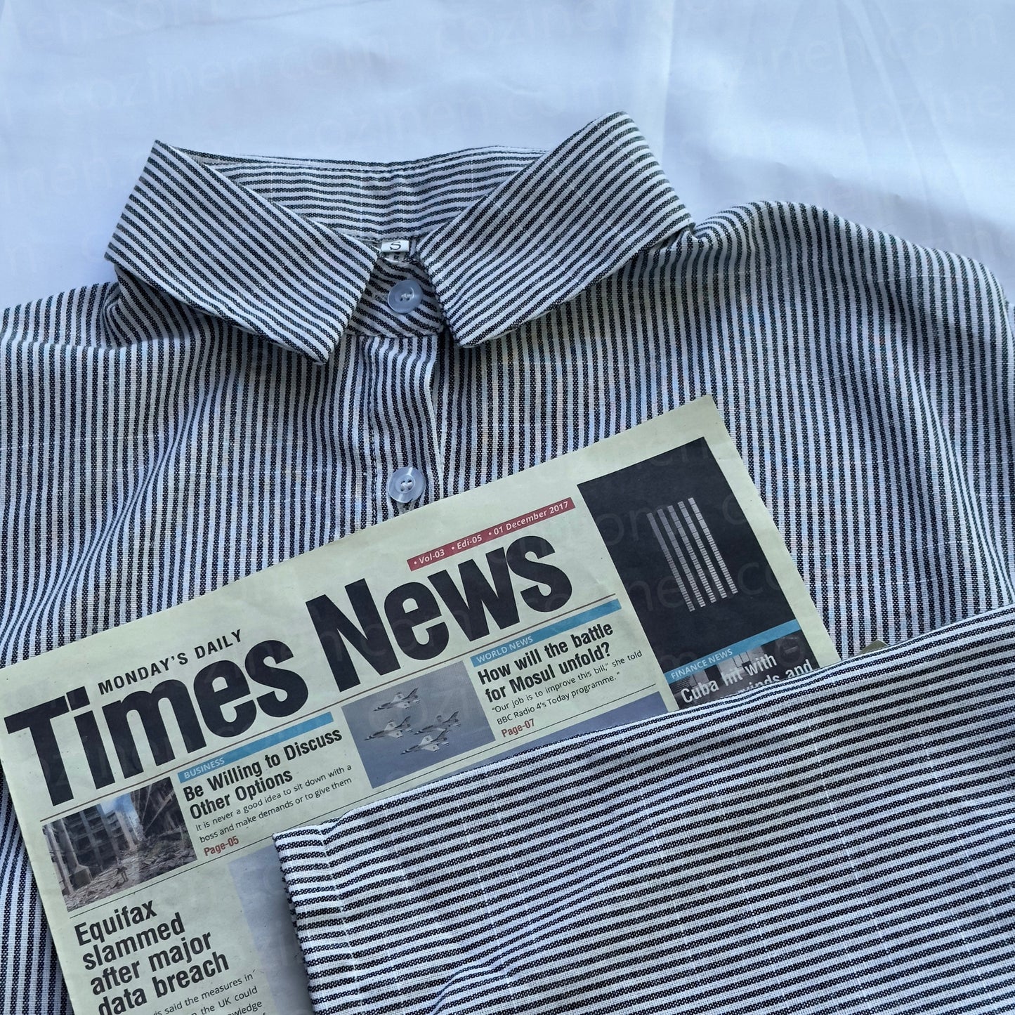 🌸Hva skal jeg ha på meg i morgen? 💐Stripet cardigan Løs, oversized, uregelmessig kjole