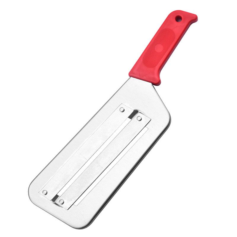 Dobbeltlags skjæremaskin i rustfritt stål - Beste kjøkkengave (Stort salg⛄Kjøp 2 få 5 % rabatt)