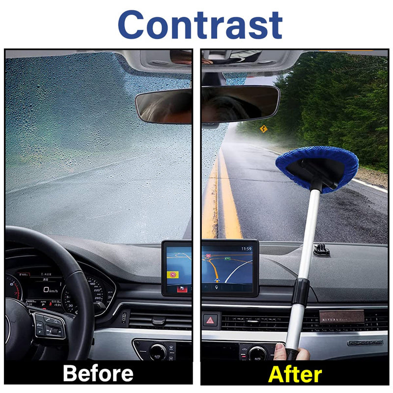 Autofenster-Reinigungsset – einziehbar und um 180° drehbar