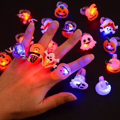 LED-lys Halloween-lysring - Sett med 50 stk.