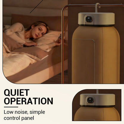 Bærbar sammenleggbar minitørketrommel