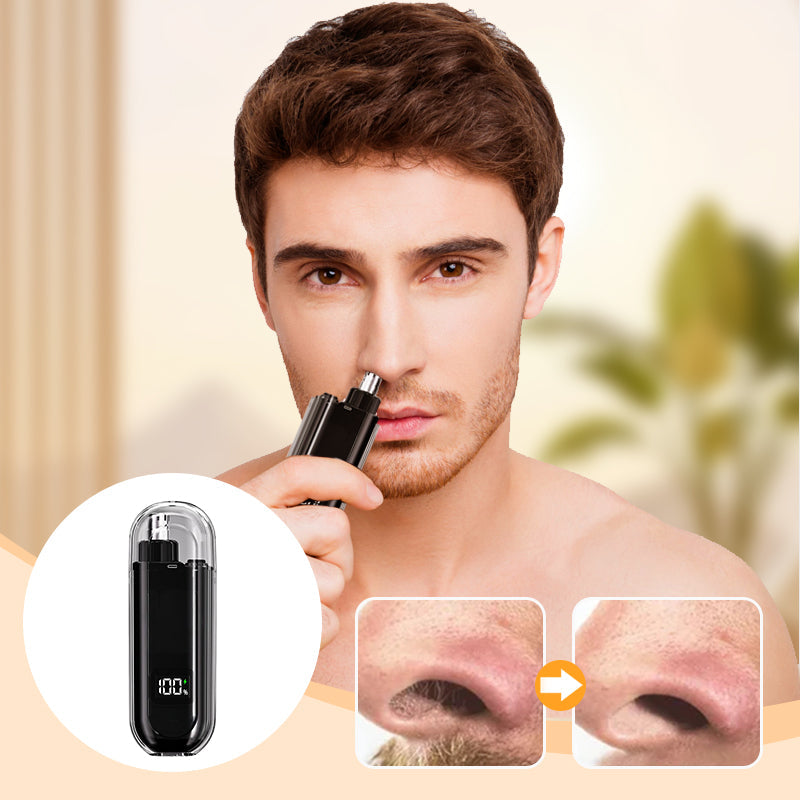 👃 Intelligenter elektrischer Nasenhaartrimmer | HALBER PREIS – 50 % RABATT! | Schmerzfreie Anwendung und wasserdichtes Design | Das perfekte Geschenk für die Körperpflege 🎄✨