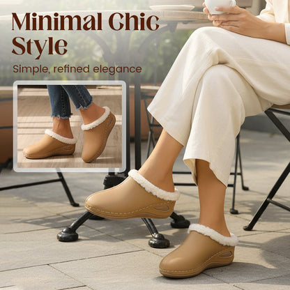 Bequeme Damen-Slipper mit Wollfutter