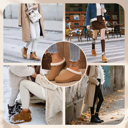 Bequeme Damen-Slipper mit Wollfutter