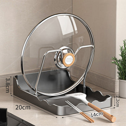 ⏳Zeitlich begrenztes Sonderangebot⏰Multifunktionaler Deckel und Schneidebretthalterung