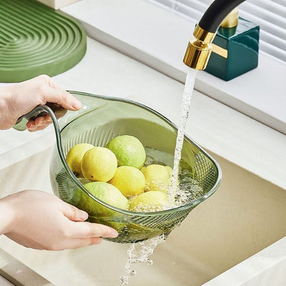 🥣 Universelles Reiswaschsieb mit Griff
