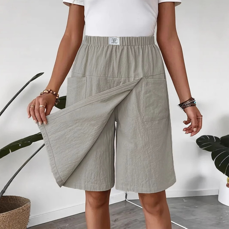 Freizeitkleid für Damen mit elastischem Bund