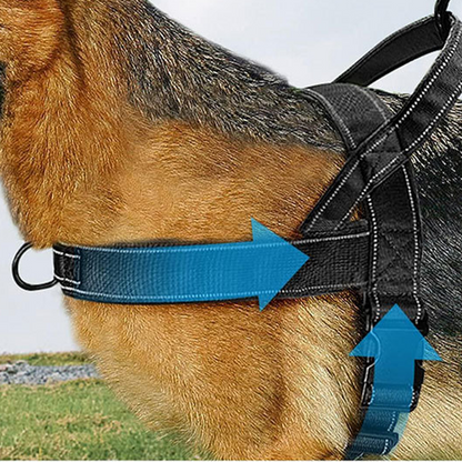 🥳🐕💪Robust taktisk hundesele – trækker ikke, kvæler ikke🛡️✨