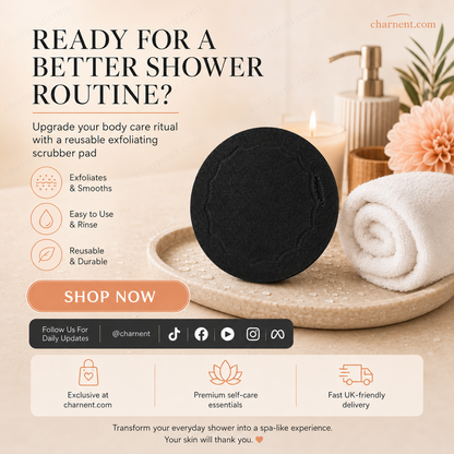 🧖‍♀️ 50 % RABATT! Peeling-Badekissen – sanft peelen, Poren reinigen & strahlende Haut bekommen. Langlebiges Gummi, einfach zu reinigen ✨🛀