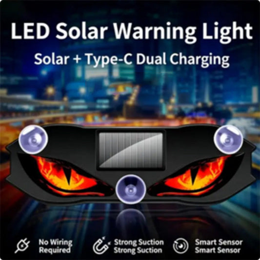 📢📢 ✨3 % Rabattcode: VAL3 ⏰ Solarbetriebene LED-Autowarnleuchte