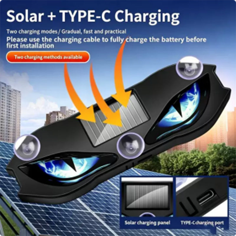 📢📢 ✨3 % Rabattcode: VAL3 ⏰ Solarbetriebene LED-Autowarnleuchte